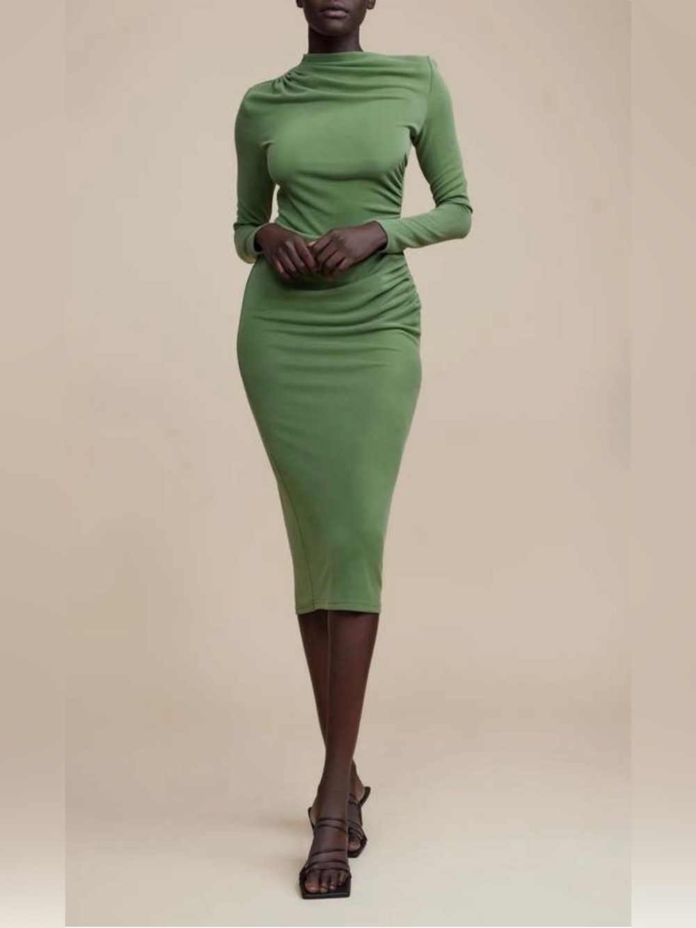 Acler Waverly Dress Pine Green Size 10
